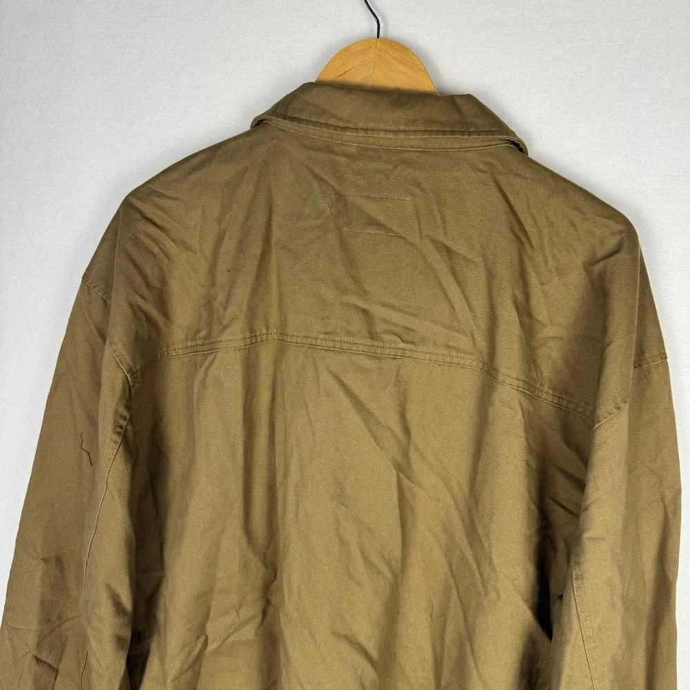 Mode‎ of One Mens Army Brown Cotton Button Up Shirt Jacket XXL 100188085MN